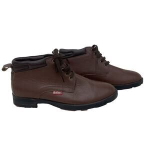 Lee Cooper Chukka Boots Brown Leather Size 9 Men